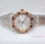 Copy Audemars Piguet Royal Oak Lady 34mm Watch Quartz Diamond Bezel